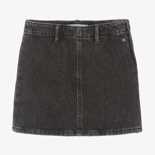 Calvin Klein-Черная джинсовая юбка-варенка для подростков | Childrensalon