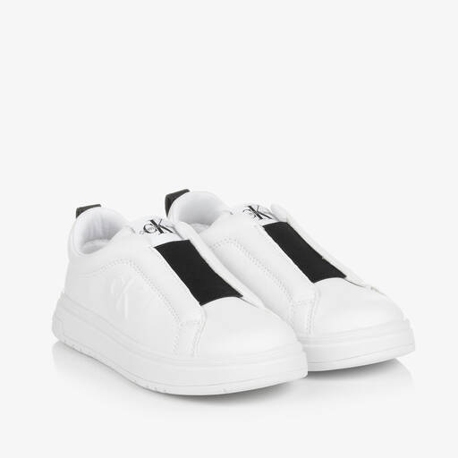 Calvin Klein-Черно-белые кроссовки-слипоны | Childrensalon