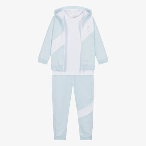 Caramelo Kids-Blauer Trainingsanzug (J)  | Childrensalon