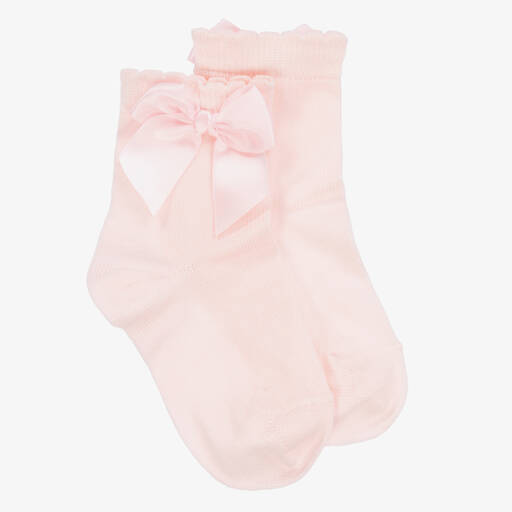 Carlomagno-BW-Socken blassrosa für Mädchen | Childrensalon