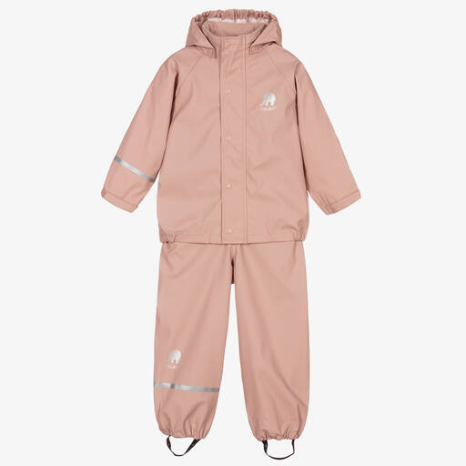 CeLaVi-Розовая непромокаемая куртка с брюками  | Childrensalon
