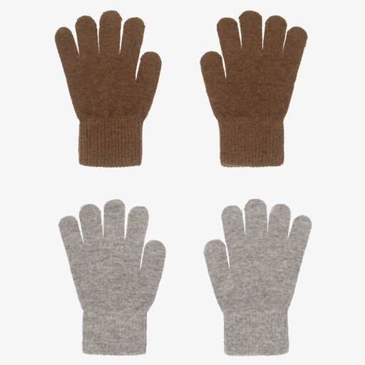 CeLaVi-Handschuhe in Grün und Grau (2er-Pack) | Childrensalon