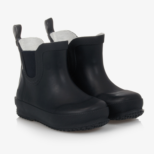 CeLaVi-Navy Blue Short Rain Boots | Childrensalon