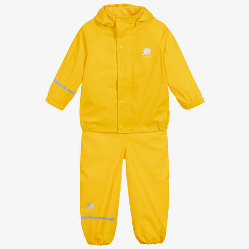 CeLaVi-Yellow 2 Piece Rainsuit | Childrensalon