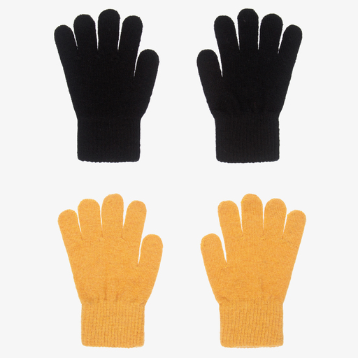 CeLaVi-Yellow & Black Gloves (2 Pack) | Childrensalon