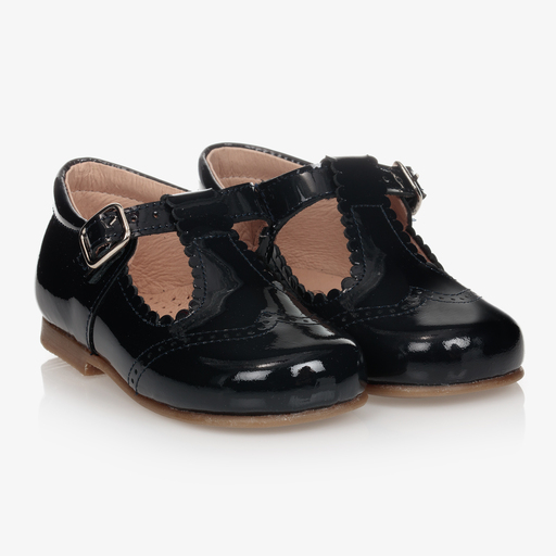 Children's Classics-Chaussures noires cuir verni | Childrensalon