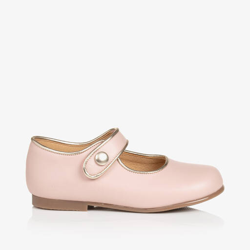 Children's Classics-Girls Pink & Gold Shoes | Childrensalon