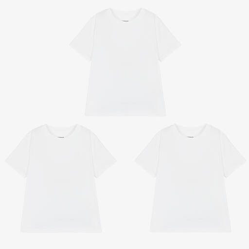 Childrensalon Essentials-Boys  Organic Cotton T-Shirts (3 Pack) | Childrensalon