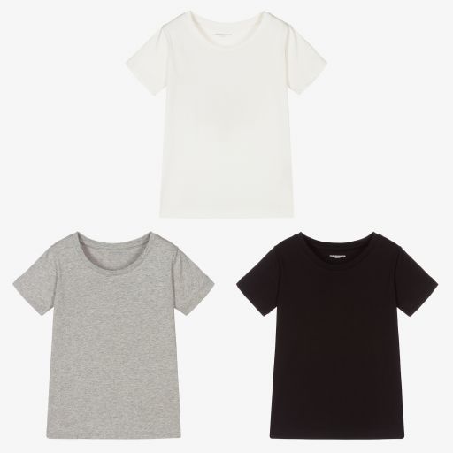 Childrensalon Essentials-Verschiedene Mädchen-T-Shirts (3er-Pack) | Childrensalon