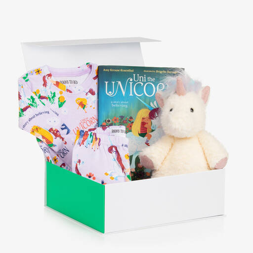 Childrensalon Hampers-Girls Unicorn Pyjamas Gift Hamper | Childrensalon