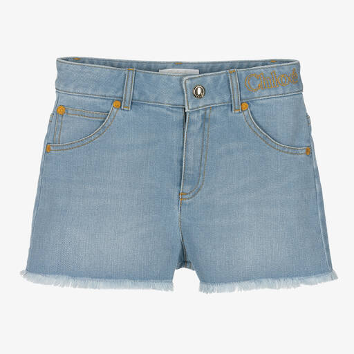 Chloé-Голубые джинсовые шорты | Childrensalon