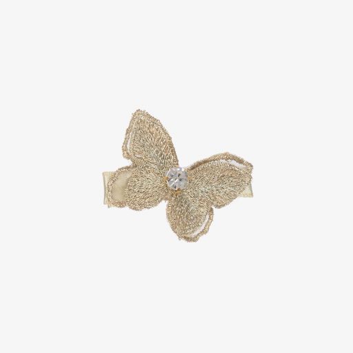 Cute Cute-Barrette dorée Papillon (4 cm) | Childrensalon