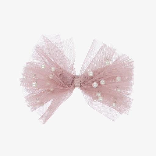 Cute Cute-Barrette à nœud rose (12 cm) | Childrensalon