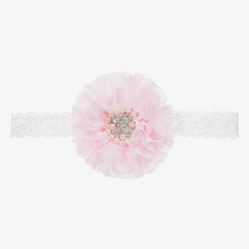 Cute Cute-Pink Chiffon Flower Headband | Childrensalon