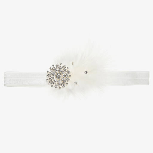 Cute Cute-White Feather Headband | Childrensalon