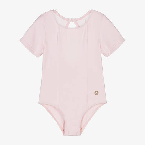 Danskin-Girls Pink Mesh Leotard | Childrensalon