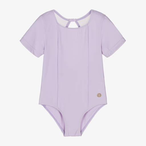 Danskin-Girls Purple Mesh Leotard | Childrensalon