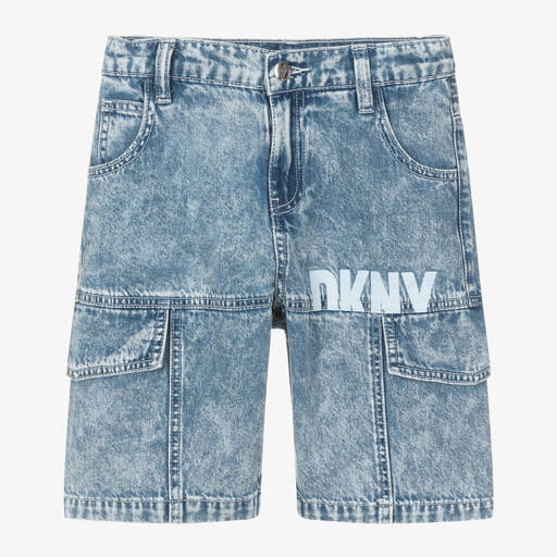 DKNY-Teen Boys Blue Denim Shorts | Childrensalon