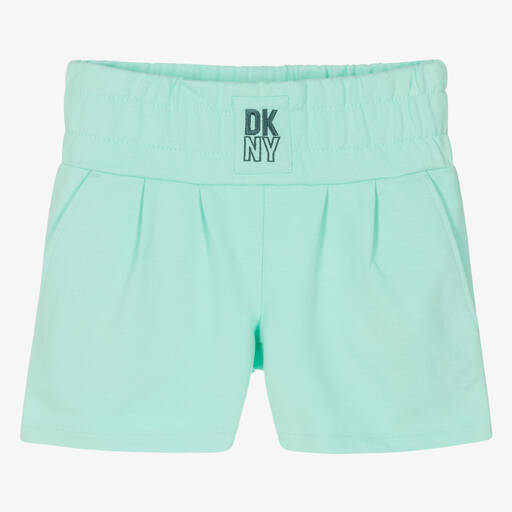 DKNY-Teen Girls Green Cotton Shorts | Childrensalon