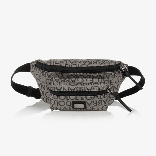 Dolce & Gabbana-Beige Zip-Up Belt Bag (20cm) | Childrensalon