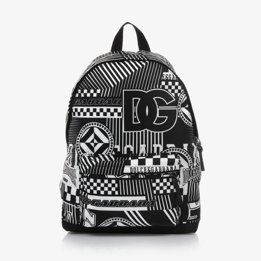 Dolce & Gabbana-Black & White Backpack (40cm) | Childrensalon