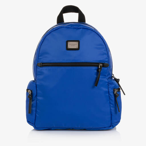 Dolce & Gabbana-Boys Blue Backpack (34cm) | Childrensalon