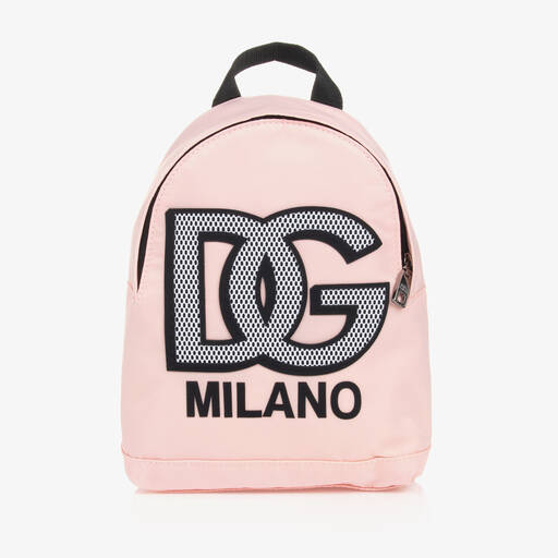 Dolce & Gabbana-Розовый мини-рюкзак DG (24см) | Childrensalon