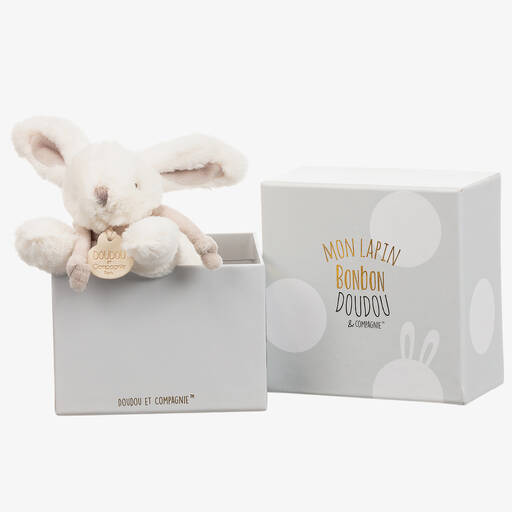 Doudou et Compagnie-Ivory Bunny Baby Soft Toy (16cm) | Childrensalon