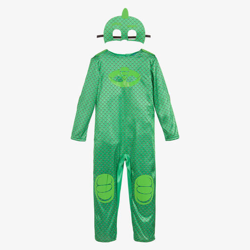 Dress Up by Design-زي تنكري Gekko PJ Masks لون أخضر للأولاد | Childrensalon