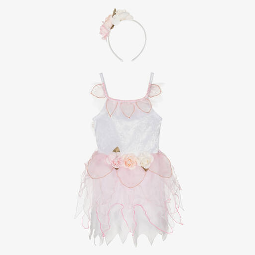 Dress Up by Design-Girls Pink Rose Fairy Costume | Childrensalon