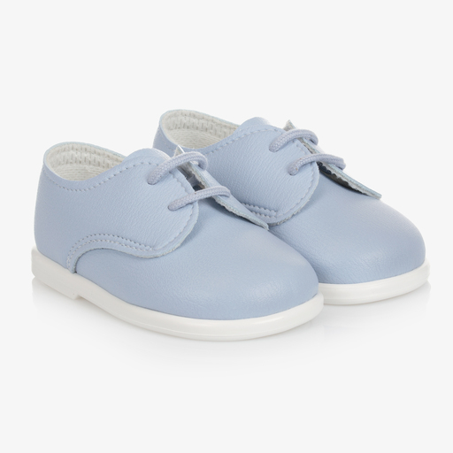 Early Days-Boys Blue First Walker Shoes | Childrensalon