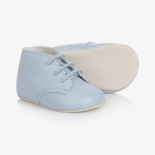 Early Days-Pale Blue Pre-Walker Shoes | Childrensalon