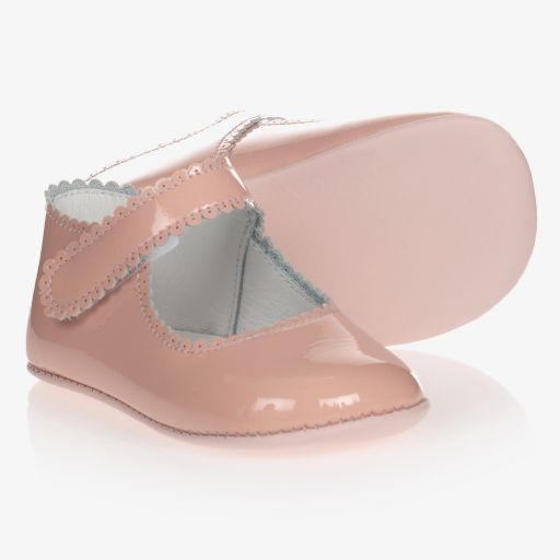 Early Days-Pink Patent Pre-Walker Shoes | Childrensalon
