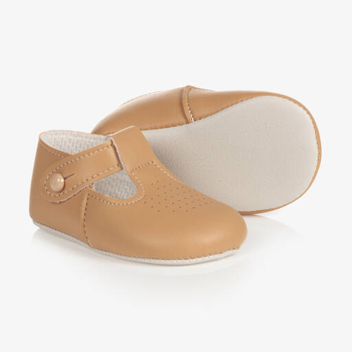 Early Days Baypods-Tan Pre-Walker Baby Shoes | Childrensalon