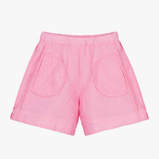 EIRENE-Girls Bright Pink Pocket Shorts | Childrensalon
