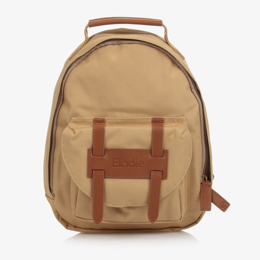 Elodie-Beige Mini Backpack (28cm) | Childrensalon
