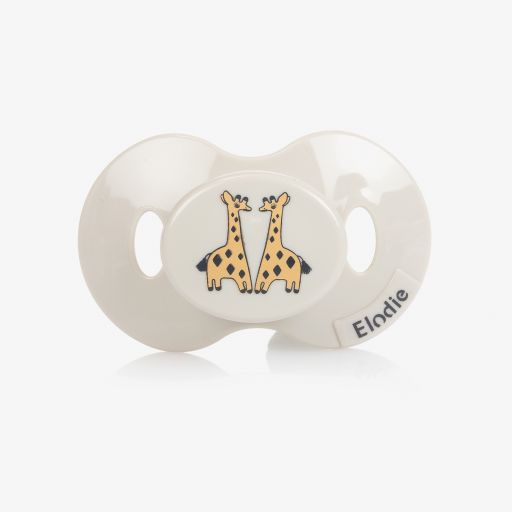 Elodie-Grey Giraffe Orthodontic Dummy | Childrensalon