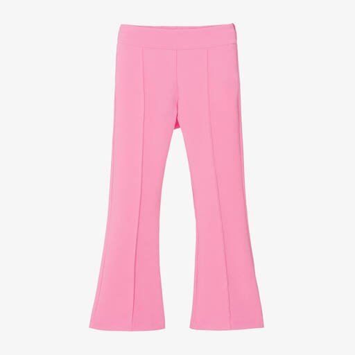 Elsy-Girls Pink Flared Trousers | Childrensalon