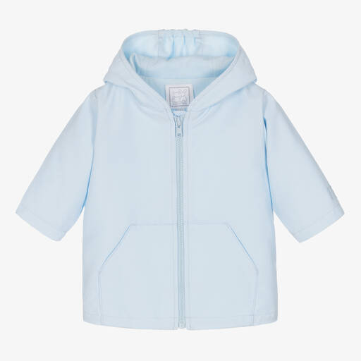 Emile et Rose-Blue Teddy Bear Baby Jacket | Childrensalon