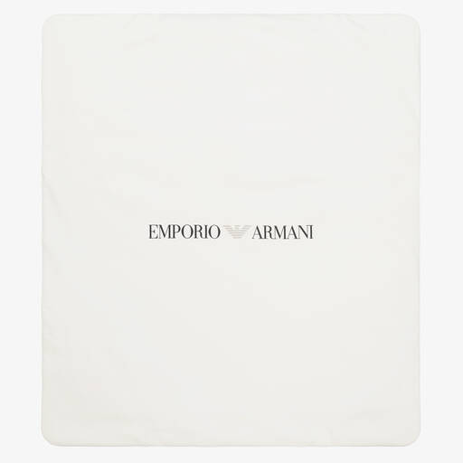 Emporio Armani-Кремовое утепленное одеяло (74см) | Childrensalon