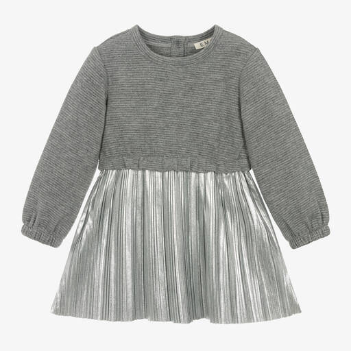 Everything Must Change-Girls Sparkling Silver Viscose Dress | Childrensalon