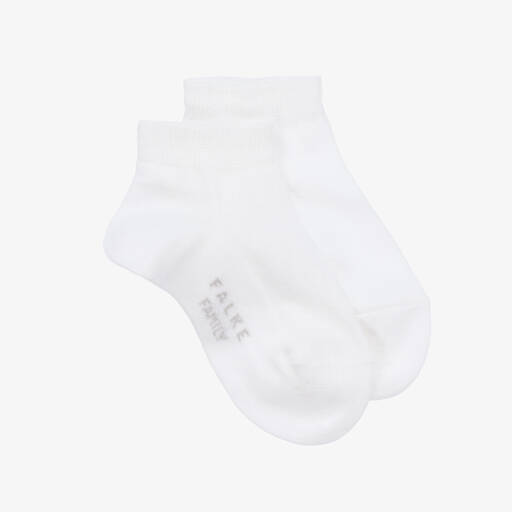Falke-Белые хлопковые носки | Childrensalon