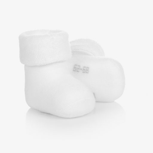 Falke-Chaussettes blanches coton Bébé | Childrensalon