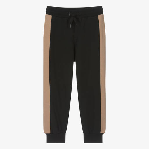 Fendi-Pantalon de jogging noir en coton | Childrensalon