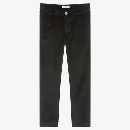 Foque-Черные бархатные брюки | Childrensalon