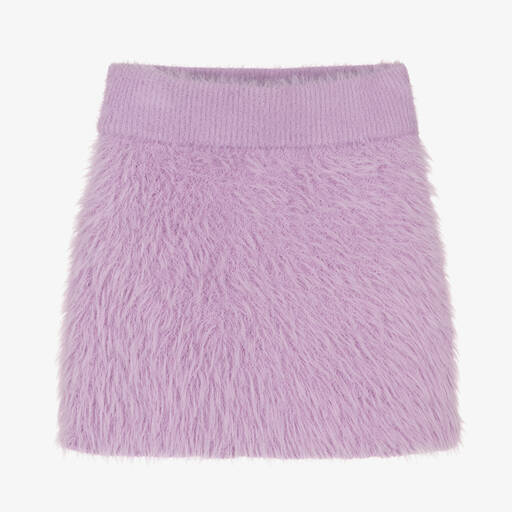 Fun & Fun-Girls Lilac Fluffy Knit Skirt | Childrensalon