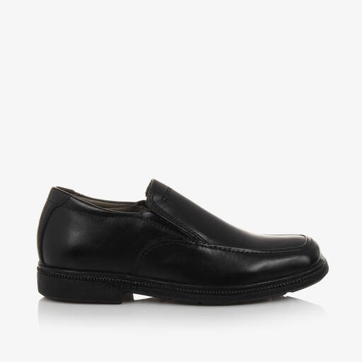 Geox-Черные кожаные туфли для мальчиков | Childrensalon