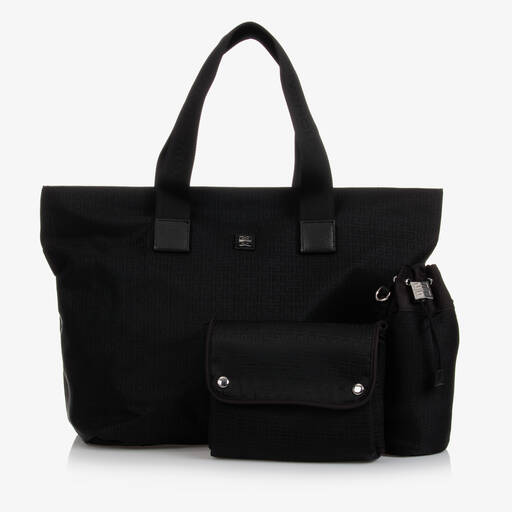 Givenchy-حقيبة لمستلزمات الأطفال جاكارد لون أسود (54 سم) | Childrensalon
