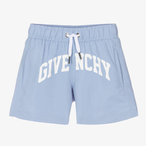Givenchy-Boys Blue Swim Shorts | Childrensalon