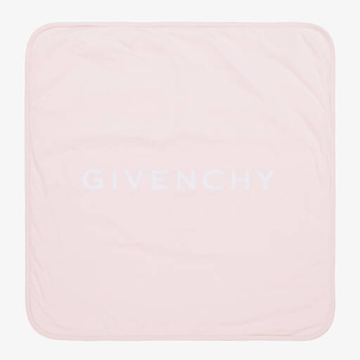Givenchy-Розовое утепленное одеяло из хлопка (77см) | Childrensalon